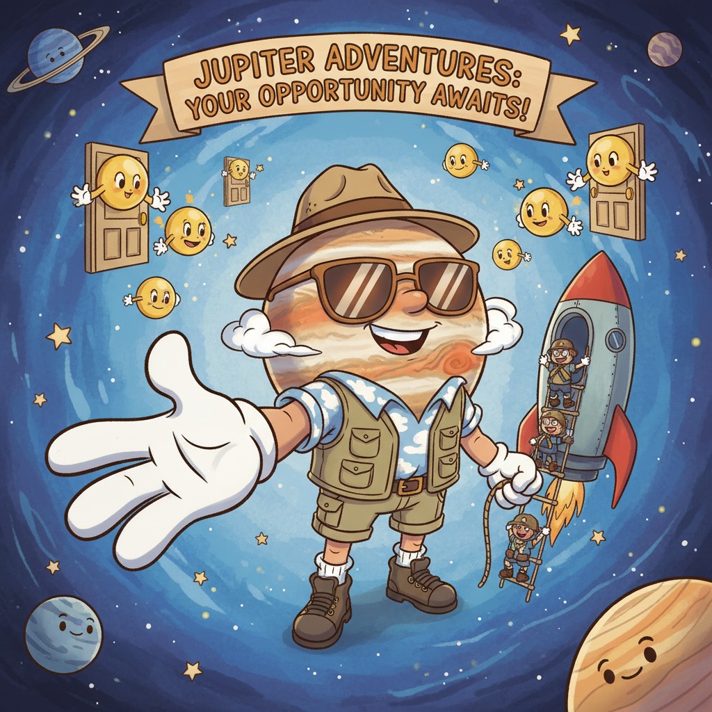 Journey to Jupiter: Where opportunity and adventure awaits…